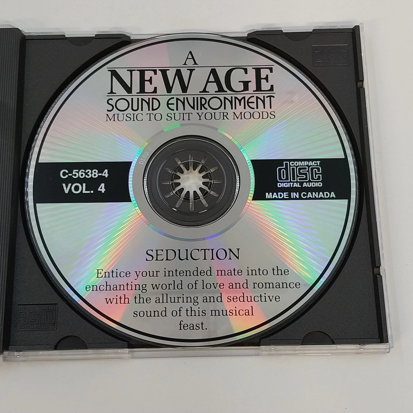 A New Age Sound Environment 4 CD Set Concentration Relaxation Romance Seduction