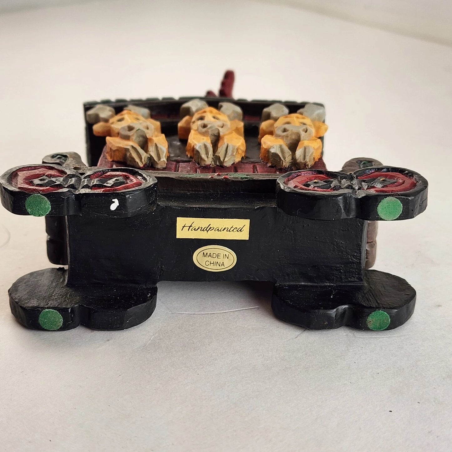 2 Christmas Train Figurines Great North Pole Railroad 2002 David Frykman