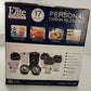 Elite Cuisine EPB-1800 Personal Blender 17 Piece Set New Sealed