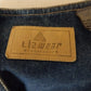 Liz Wear Denim Vest Size L 100% Cotton V-Neck Sleeveless Pockets Metal Buttons