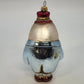 Humpty Dumpty Christmas Ornament Nursery Rhyme 6.5" Hand Painted Blown Glass Vtg