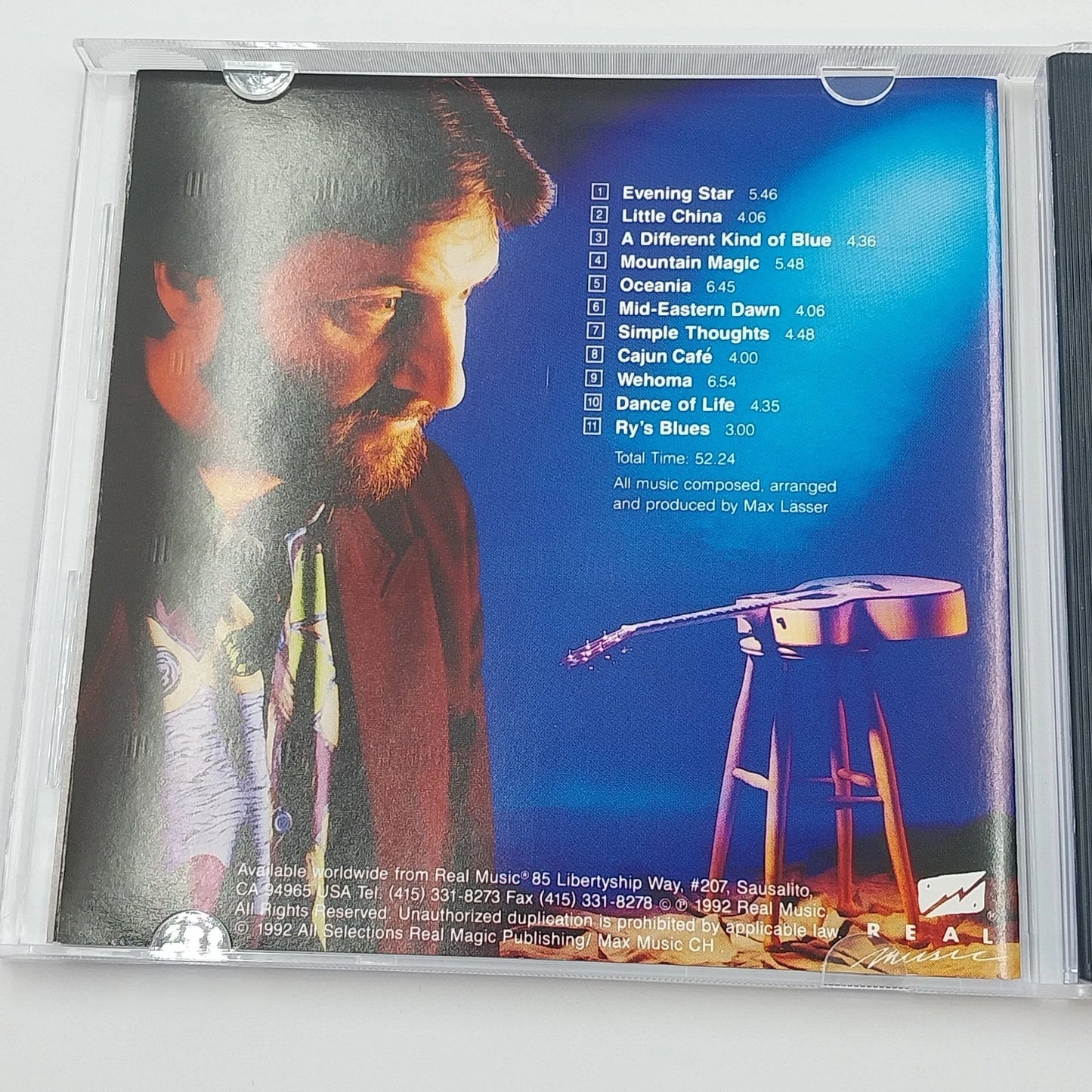 Max Lässer's Ark A Different Kind of Blue CD 1992 Real Music New Age USA