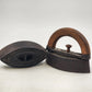 Mrs Potts Sad Iron Set Detachable Wood Handle Cast Iron Flat Iron No 2 Antique