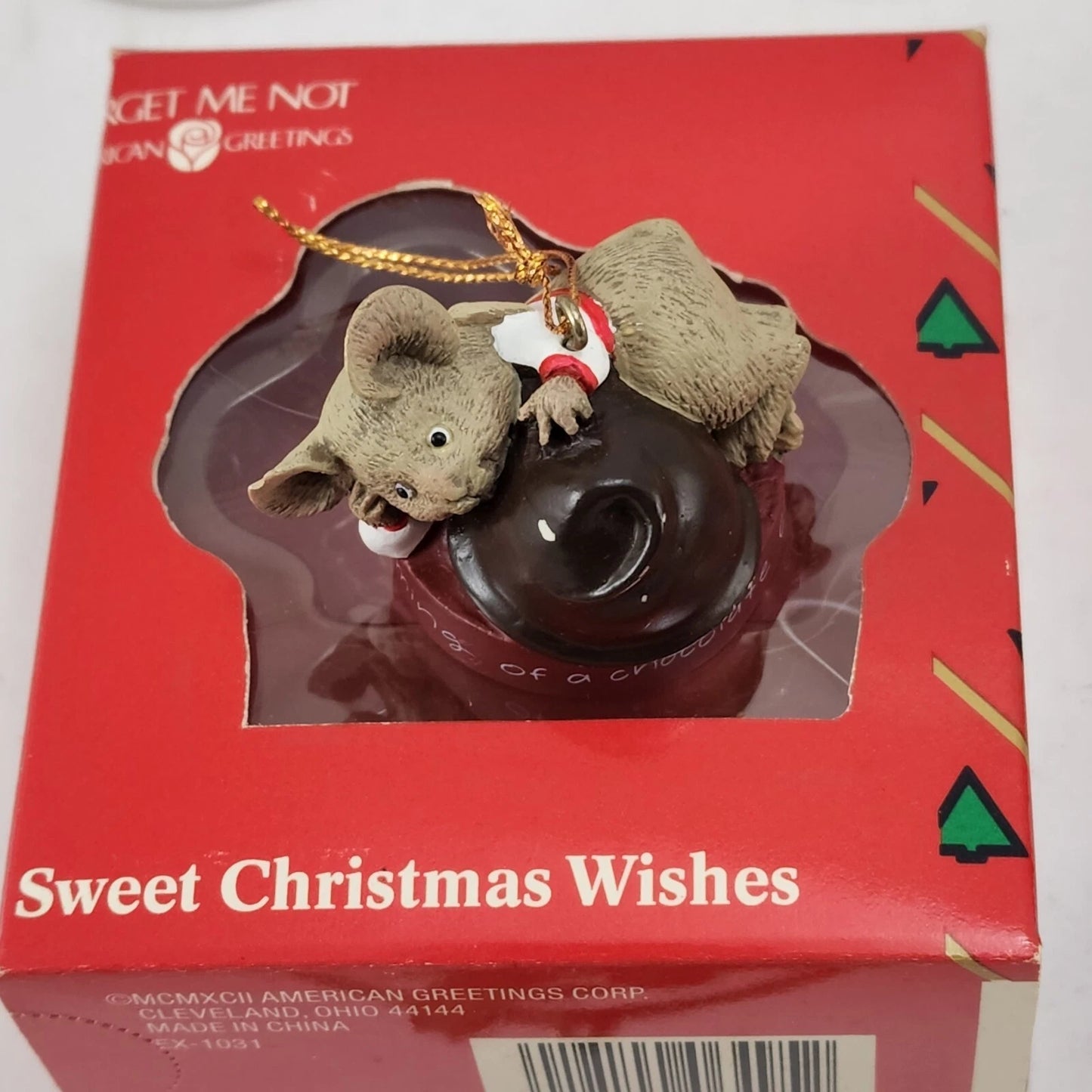 Christmas Holiday Ornament Lot 14 pcs + Tin Coal Mix Boyds Bear Rockwell Apples