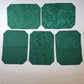 Green Poinsettia Holly Tablecloth Set 60x84 with 5 Placemats Holiday