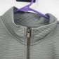 Skechers Go Walk Everywhere Women's Jacket Large Gray Ribbed Full Zip Pockets