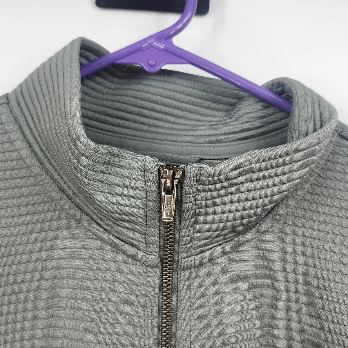 Skechers Go Walk Everywhere Women's Jacket Large Gray Ribbed Full Zip Pockets
