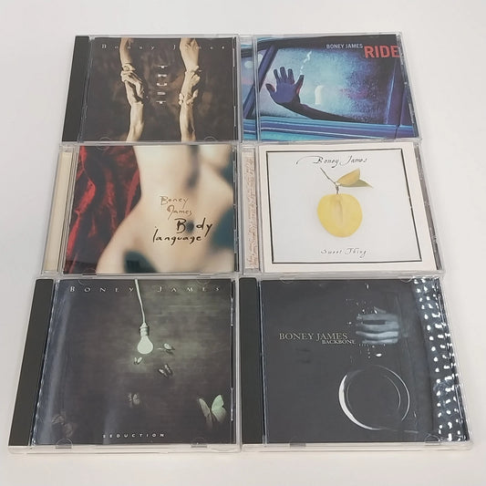 Boney James 6 CD Lot Trust Backbone Seduction Sweet Thing Body Language Ride