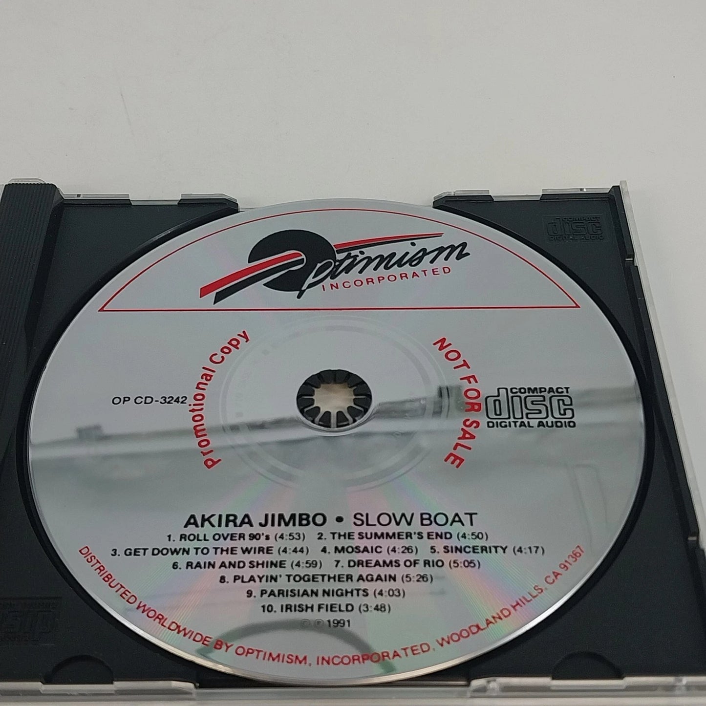 Akira Jimbo Slow Boat CD 1991 Jazz Fusion Contemporary Instrumental Album Japan