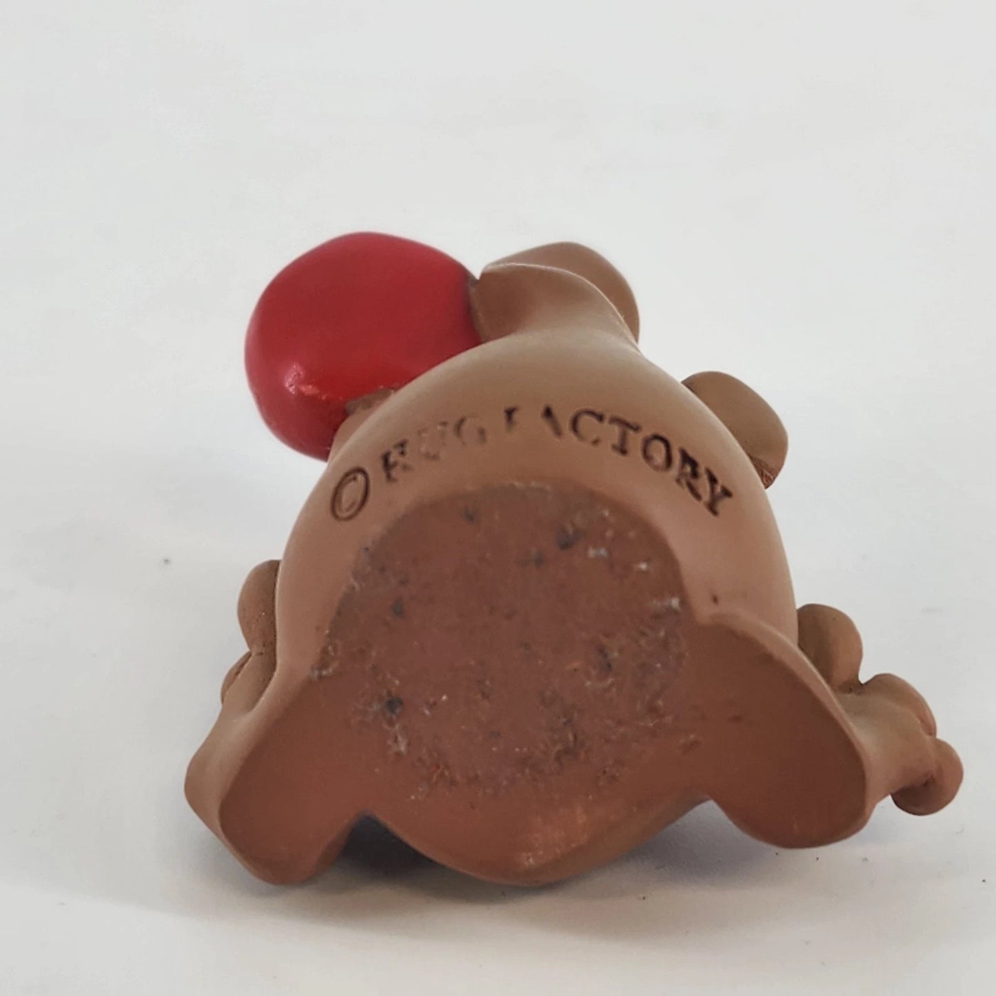 1996 Hug Factory I LOVE YOU Resin Figurine Heart Kiss Vtg Valentines Day 3"