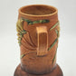 Roseville Pottery Two-Handled Freesia Pattern Terra Cotta Vase 126-10 USA 1945