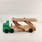 Melissa and Doug Wooden Toy Car Carrier Truck and Trailer Kids Classic No Cars