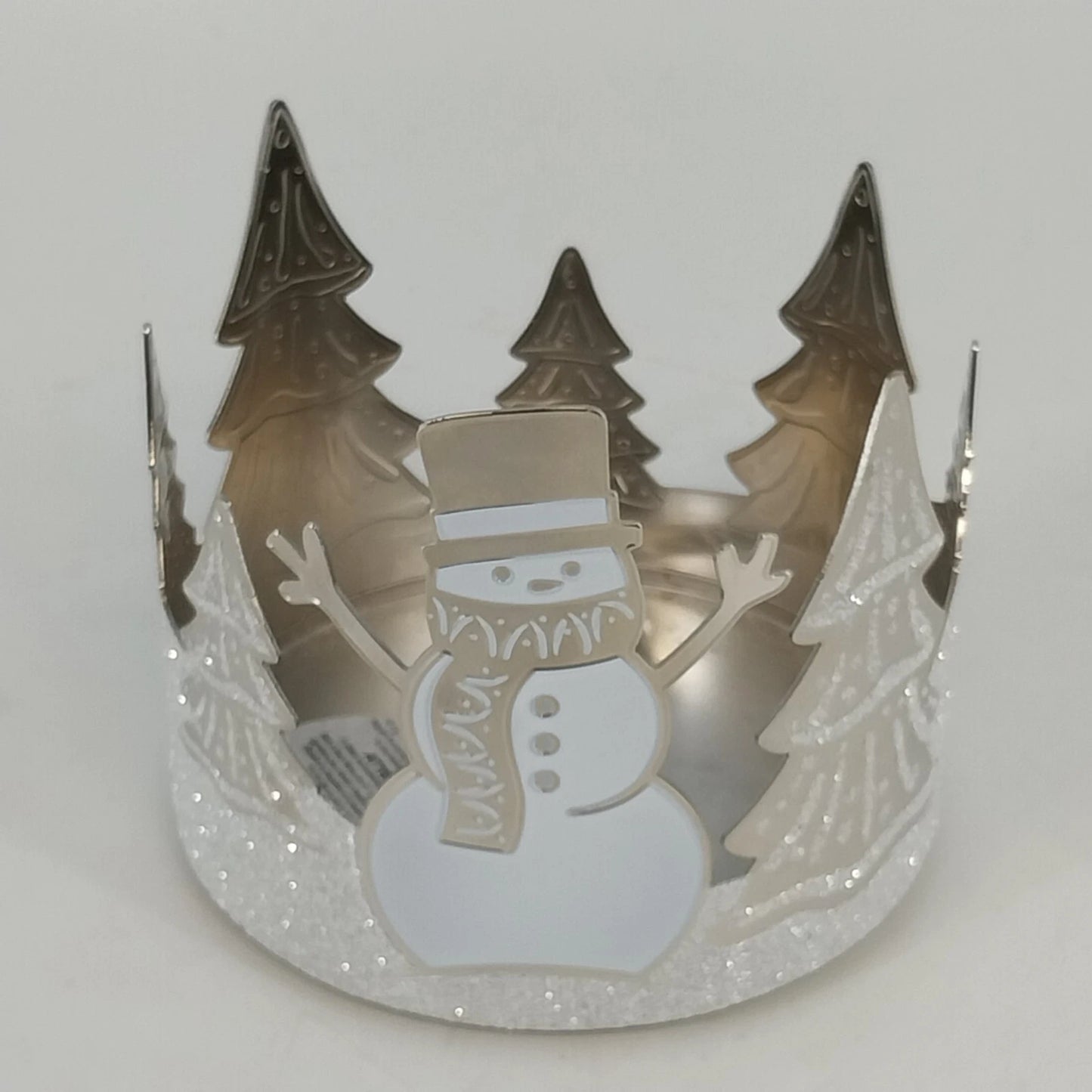 Bath and Body Works Snowman 3 Wick Candle Holder Sleeve