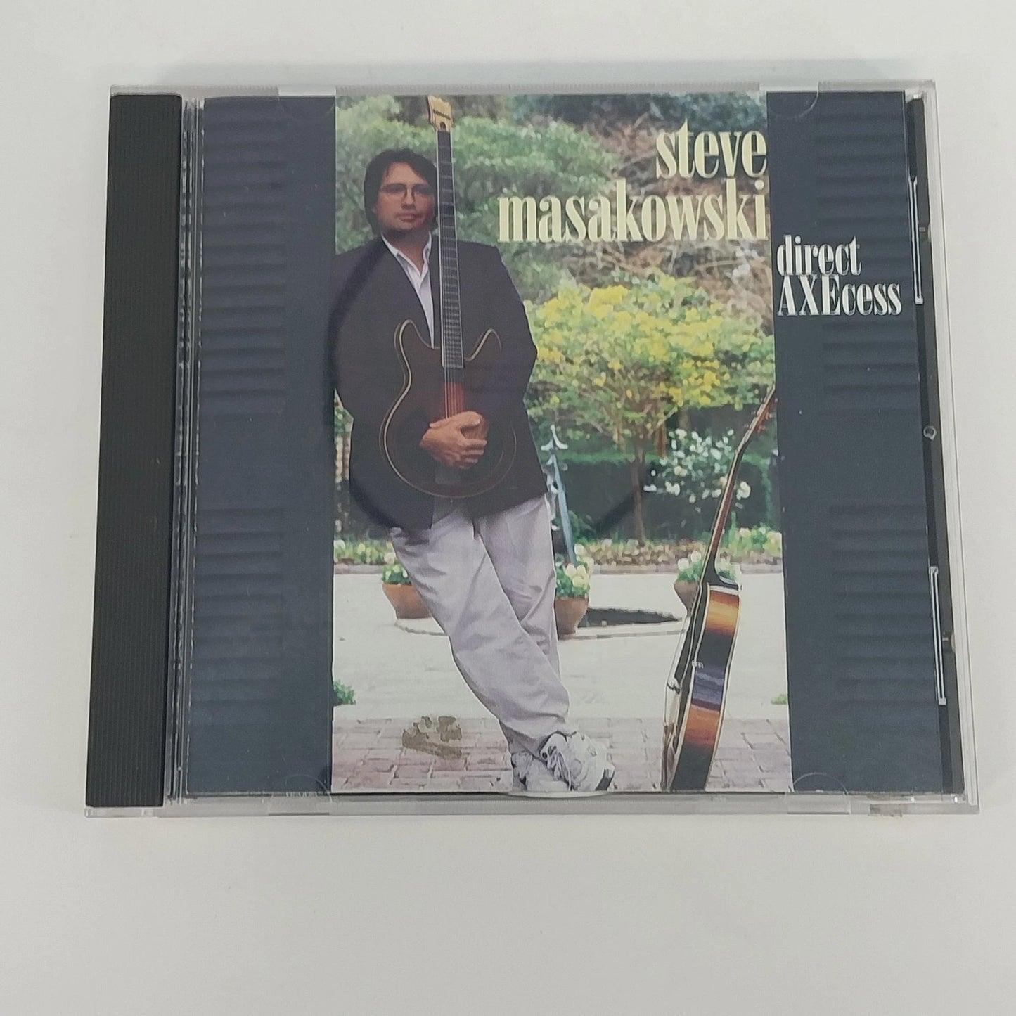 Steve Masakowski Direct AXEcess CD Jazz Fusion Guitar Blue Note Records 1995 USA