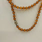Necklaces Lot Beaded Chain Boho Multicolor Art Glass & Textured Black Orange