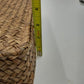 2 Seagrass Wicker Storage Baskets w/ Lids Flat Organizer Home Decor 13x11x3
