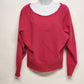 Topography Hot Pink V-Neck Wool Blend Sweater Women’s M 80% Wool Pullover