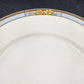 Nebraska Blue Dinner Plate 10" England Blue Rim Flower Accent J&G Meakin