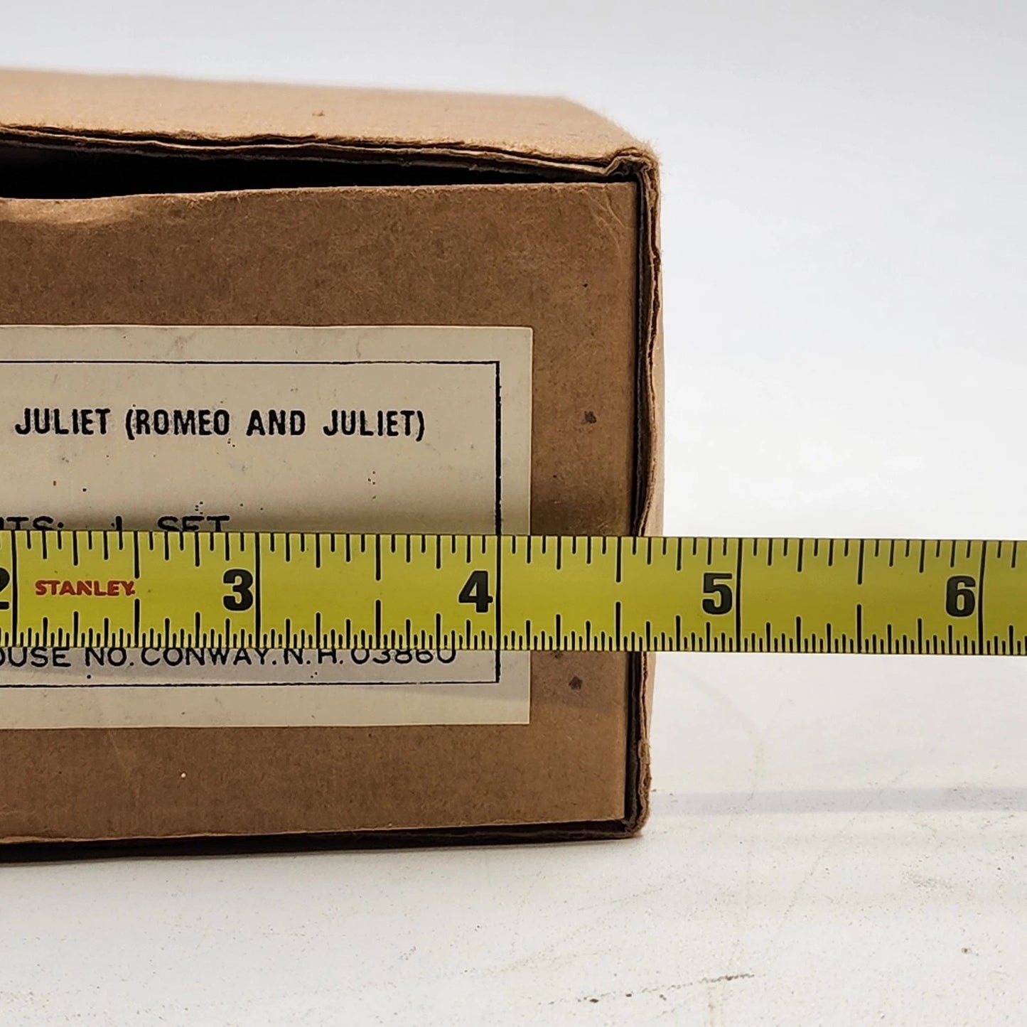 Juliet Porcelain Doll Kit Yield House 1970's Vintage Head Arms Legs Bisque NIB