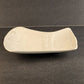 White Ceramic Glazed Bread Plate Wheat Image Give Us This Day Prayer Vintage 60s