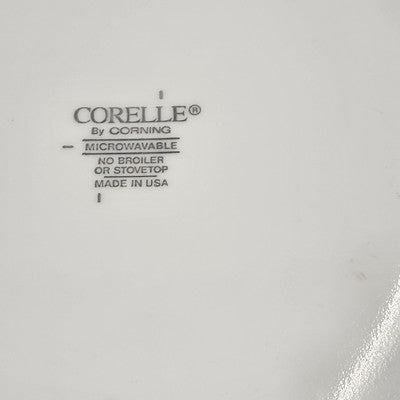 Corelle Callaway White Green Ivy Round Vegetable Bowl 8.5" USA