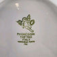 Pagnossin Treviso Italy Strong Earthenware 7.5" Salad Plate Floral Green Border