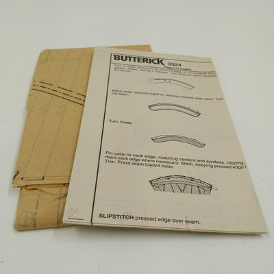 Butterick 3324 Vintage Sewing Pattern Uncut 1994 Women's Vest & Shirt Size 20-24