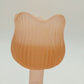 Frosted Glass Light Pink Rose Ribbed Votive Candle Holder 6"