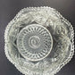 Imperial Glass Clear Bowl Antique Hobstar Criss-Cross Sawtooth Edge 10" 1909