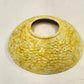 Cantaloupe Bowl Ceramic Mold 6.5" Signed Becky B 1972 Glazed Orange Vintage