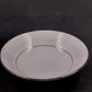Noritake Cumberland Dessert Bowl 5.5" White Flowers Platinum Trim Vintage Japan