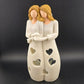 Oaki Way Sisters Friends Love Figure Votive Candle Holder Memory BFF Tea Light