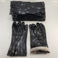 PVC Gloves 12 Pr Chemical Resistant Outer Cotton Inner Gauntlet Black Large 12"