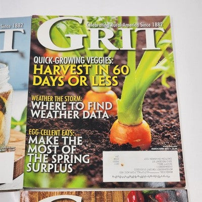 4 Grit Magazine March/April May/June Sept/Oct Nov/Dec 2021 Editions