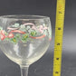 Corelle Callaway Holiday Ribbon Goblets Set of 4 10oz Glassware 6.75" Tall