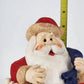 Santa & Reindeer Centerpiece Figurine Holiday Time Collectible Christmas Decor