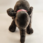 R Dakin Standing Elephant Gray Plush Stuffed Animal Toy 8" Vintage 1970s