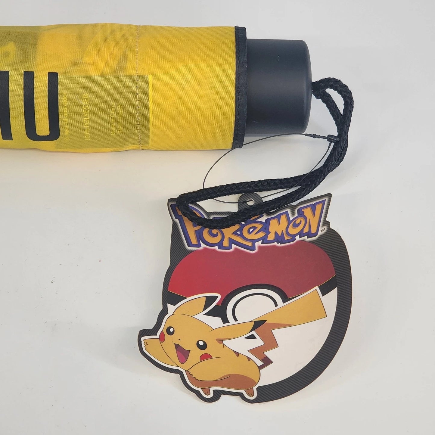 Pokemon Pikachu Folding Umbrella All Over Print Portable NWT