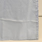 Soft Blue Polyester Square Pavers Honeycomb Waffle Cloth Pattern Shower Curtain