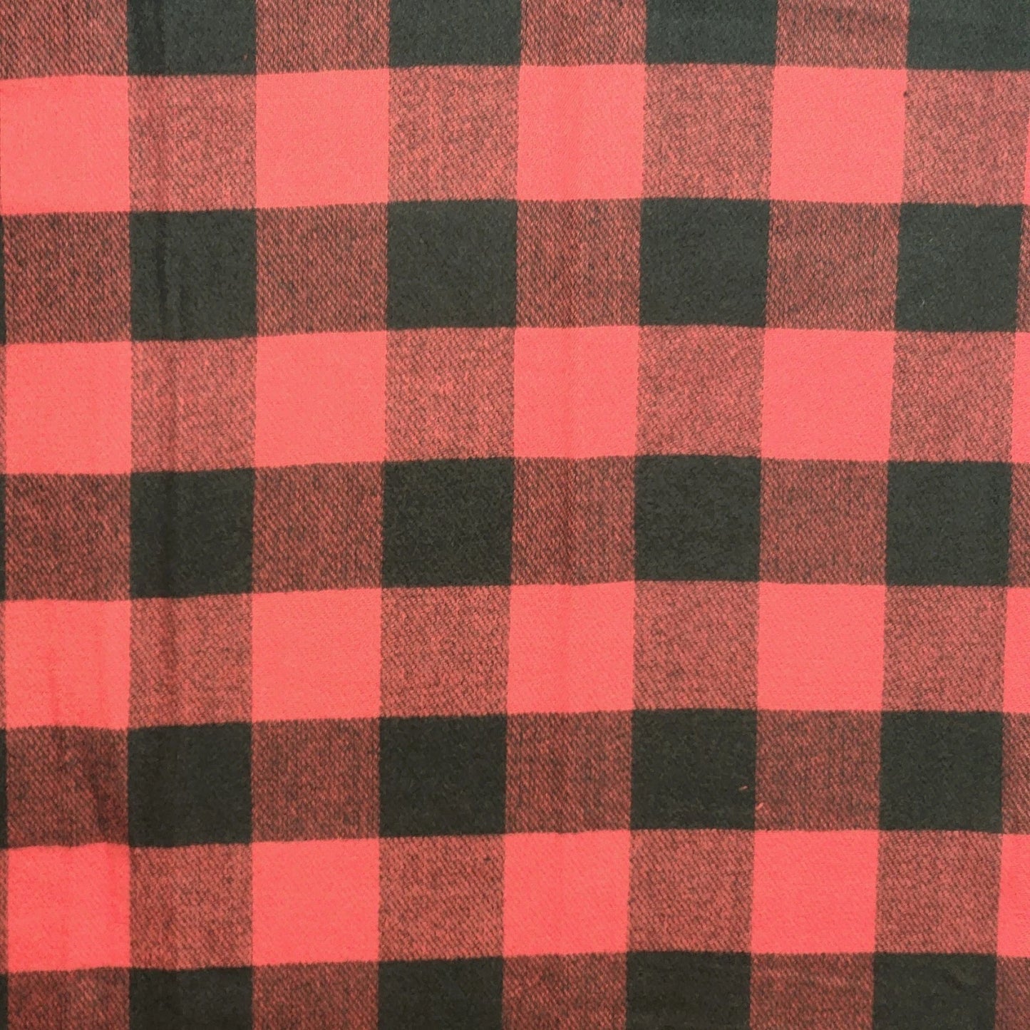 Oversized Tartan Scarf Shawl Red Black Plaid Large Buffalo Check Wrap 78"x27"