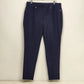 Michael Kors Women's XL Navy Trousers 36x29 High Rise 4 Pocket Career Pants