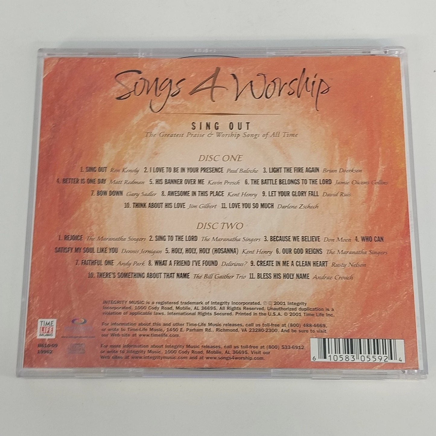 Christian Worship CD Lot Hillsong Songs 4 Worship Amazing Grace 4 Discs