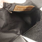 Lynne Jerome Black Beaded Silk Saddle Bag Unique Double Loop Handle Vintage
