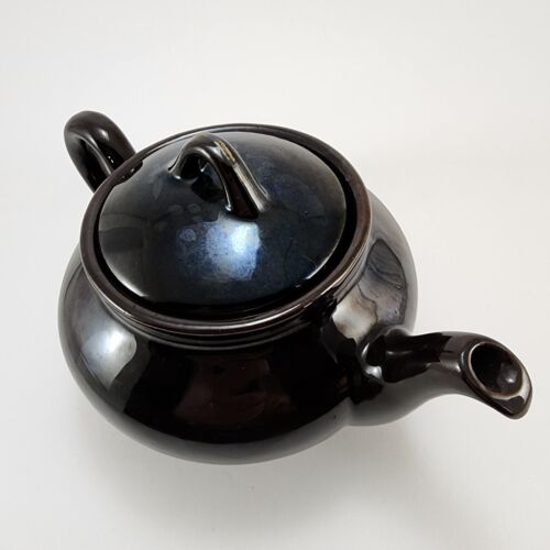 Royal Dripless Teapot Canadian Art Pottery Hamilton Brown 5.5in