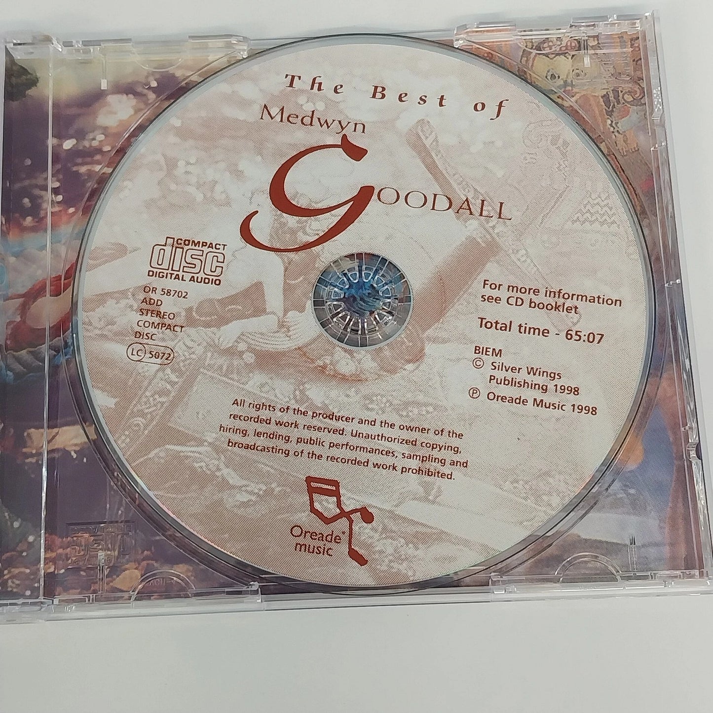 The Best Of Medwyn Goodall CD Oreade Music New Age Ambient Instrumental 1998 USA