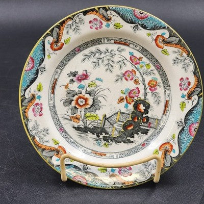 Ridgway Anglesey Bread & Butter Plate 6.75" Chinoiserie Imari Colors