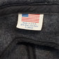 Wool Nylon Ear Flap Cap Charcoal Gray Winter Hat XL Heavy Soft Warm USA Vintage
