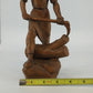 Hand Carved Natural Wood Man Woodcutter Lumberjack Figure 9" Folk Art Sculpture