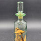 Old Fitzgerald Whiskey Decanter Flying Geese Glass Bottle Stuck Stopper