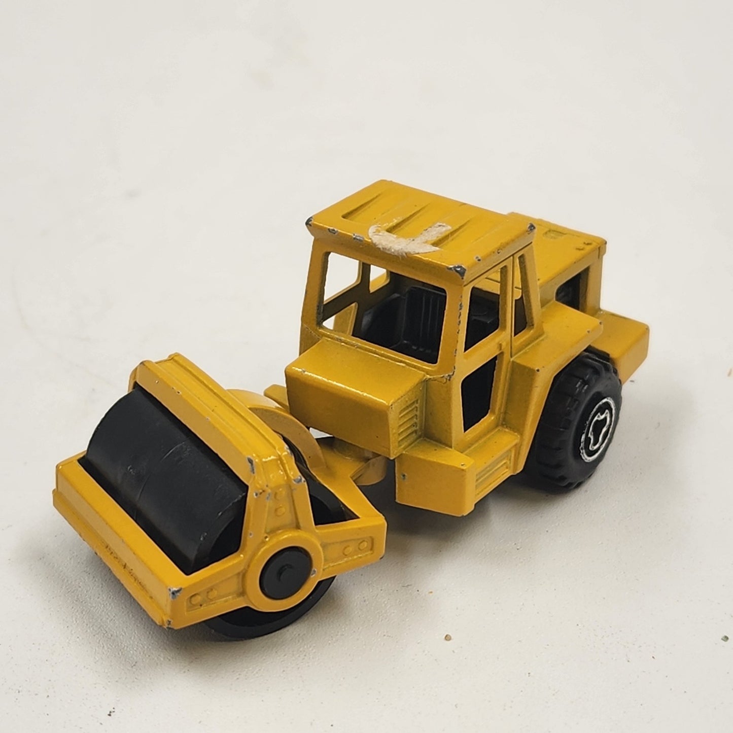 Majorette Diecast Yellow Road Roller Truck Toy Vehicle Collection #N226 France